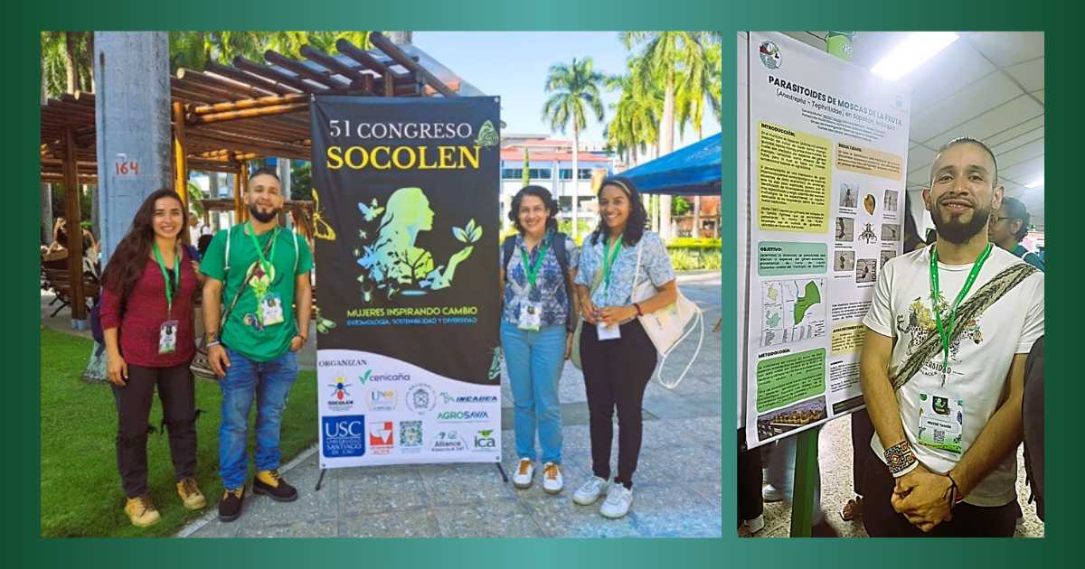 Resultados del proyecto de investigación sobre la mosca de la fruta Anastrepha spp, fueron presentados en el 51 Congreso Colombiano de Entomología