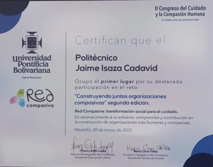 Certificado del Reto
