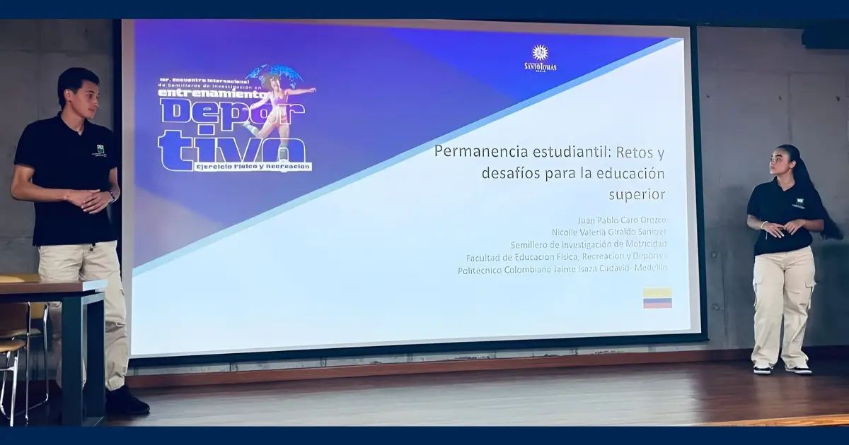Talento Poli: estudiantes presentan investigación en encuentro internacional en la Universidad Santo Tomás de Tunja