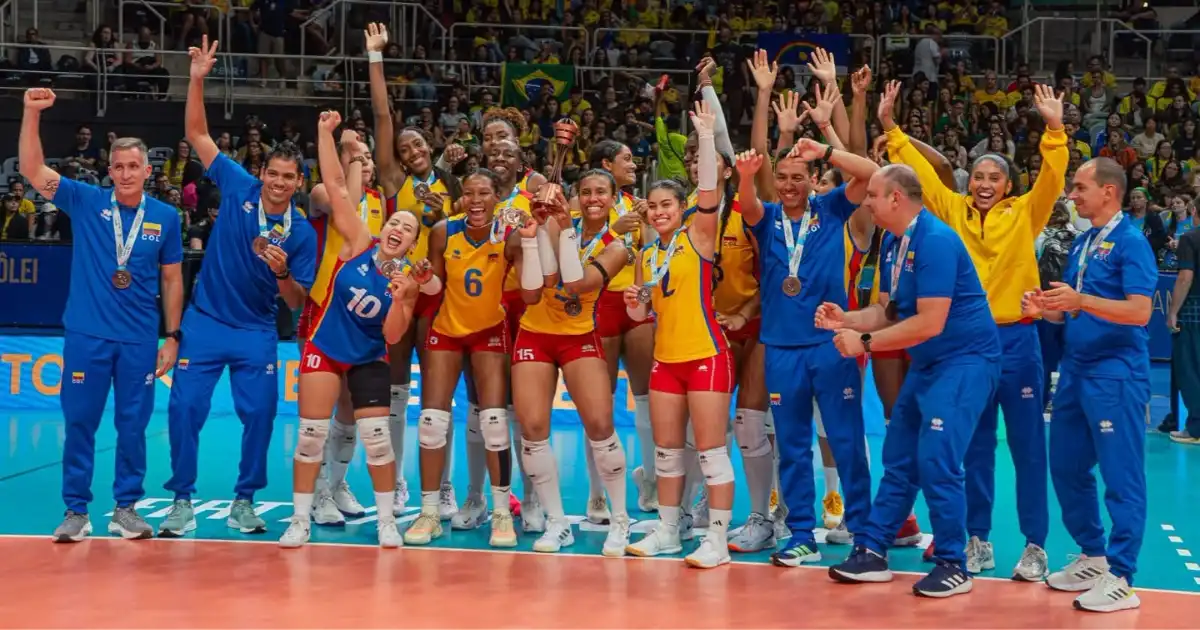 ¡Celebremos el tercer lugar de Colombia en el Suramericano Femenino de Voleibol!