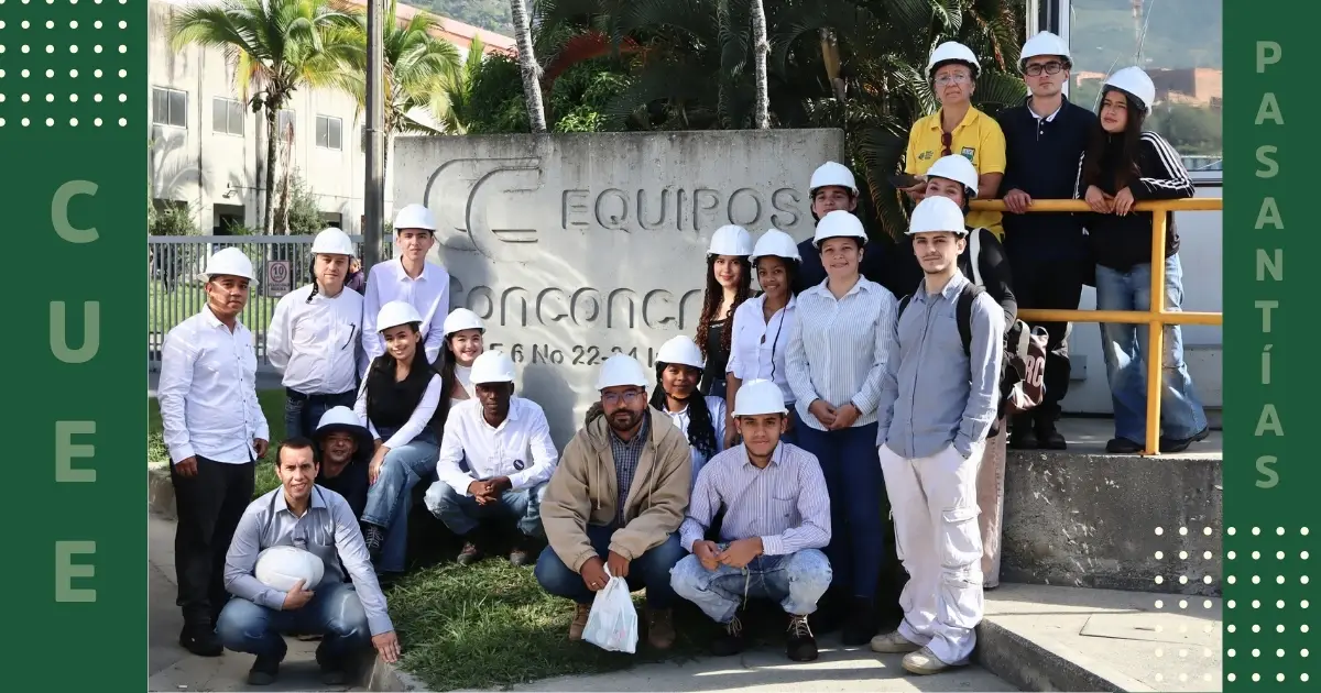 Pasantías CUEE: Estudiantes fortalecen su perfil profesional tras visita a Conconcreto