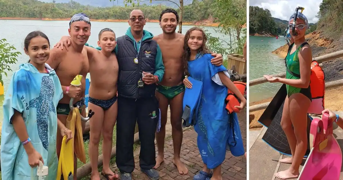 Hito deportivo: El Poli debuta en la modalidad de aguas abiertas