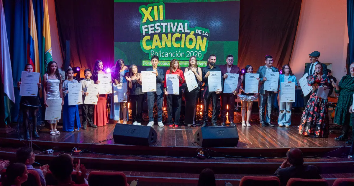 Las nuevas voces que hicieron historia en el XII Festival Policanción 2026
