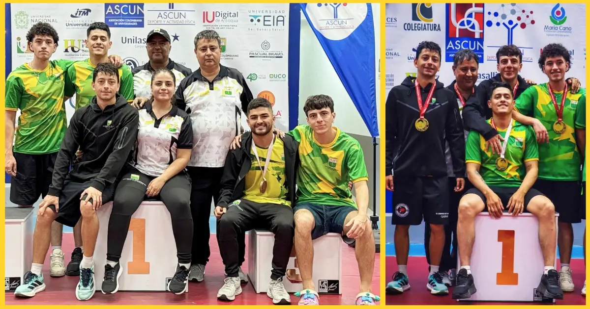 ¡Imparables! El Poli conquistó nueve medallas en el Zonal de Tenis de Mesa ASCUN 2026