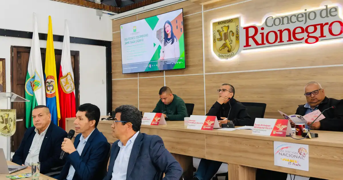 El Poli socializó con el Concejo Municipal de Rionegro sus avances y apuestas por la educación superior en el Oriente